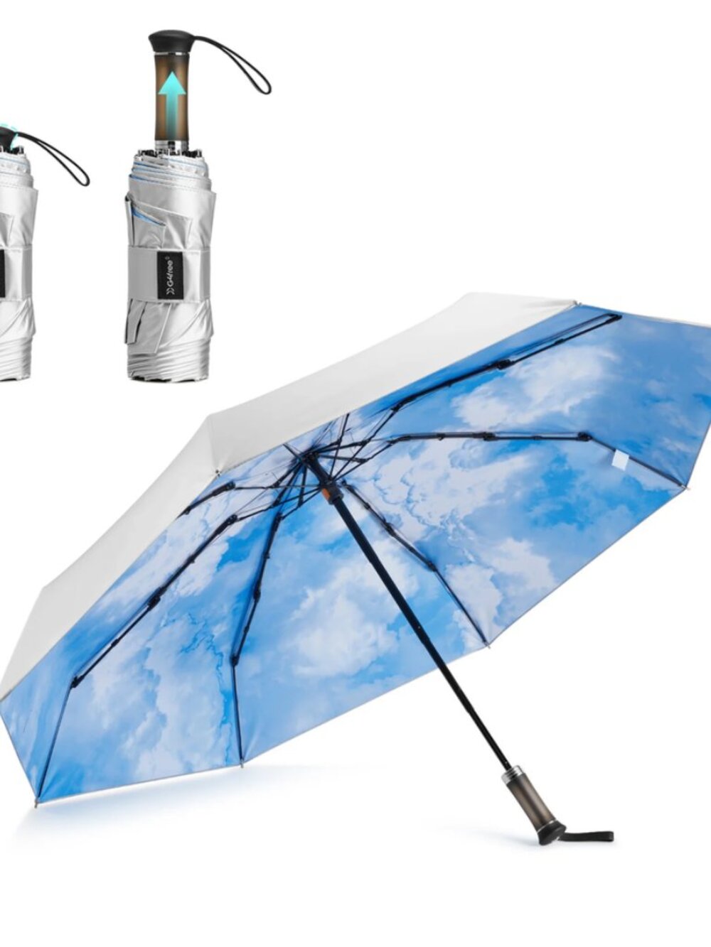 G4free UPF 50 Lightweight Travel Umbrella